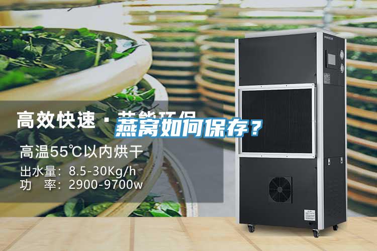 燕窩如何保存？
