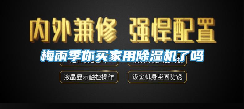 梅雨季你買家用除濕機(jī)了嗎