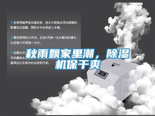 秋雨飄家里潮，除濕機保干爽