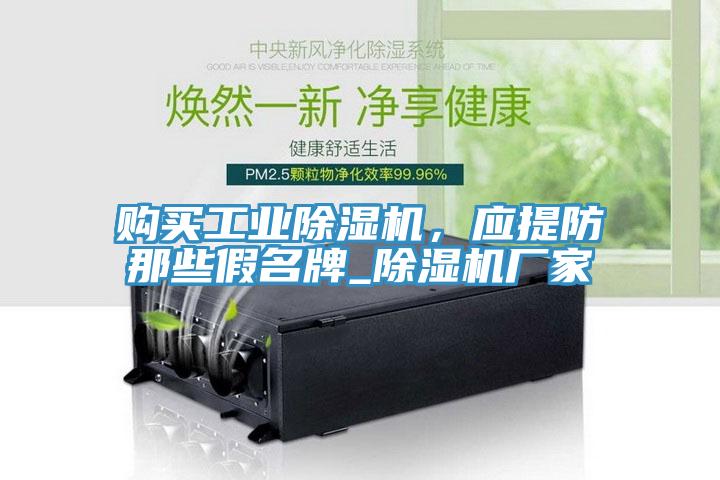 購買工業(yè)除濕機，應(yīng)提防那些假名牌_除濕機廠家