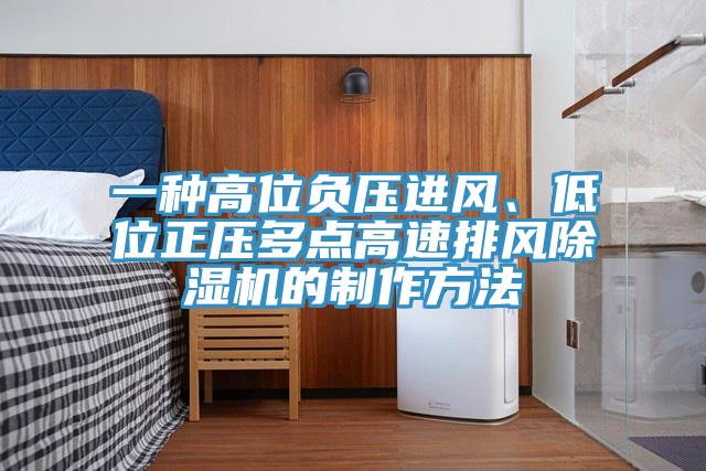一種高位負壓進風(fēng)、低位正壓多點高速排風(fēng)除濕機的制作方法