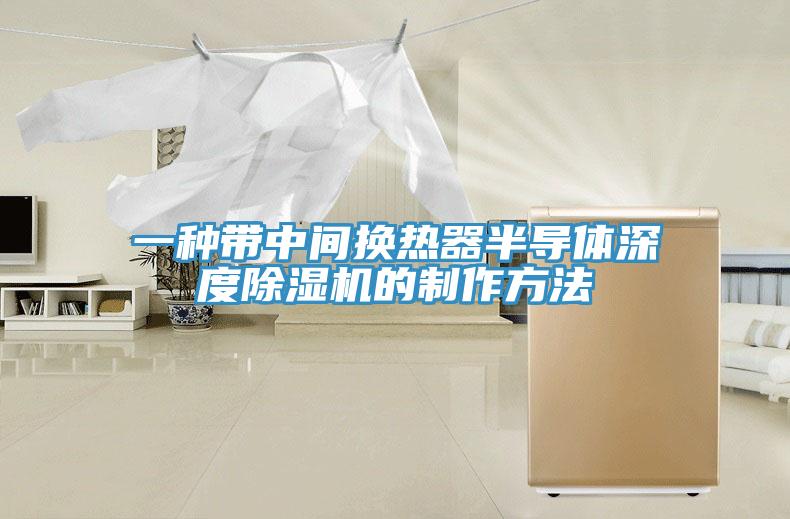 一種帶中間換熱器半導(dǎo)體深度除濕機的制作方法