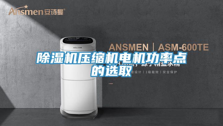 除濕機壓縮機電機功率點的選取
