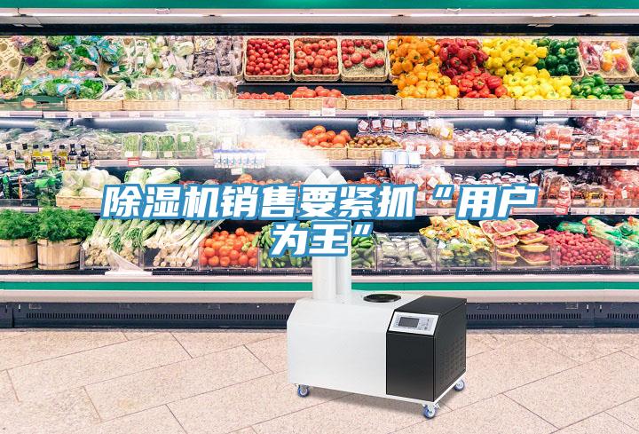除濕機(jī)銷(xiāo)售要緊抓“用戶(hù)為王”