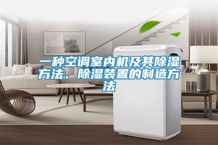 一種空調(diào)室內(nèi)機(jī)及其除濕方法、除濕裝置的制造方法