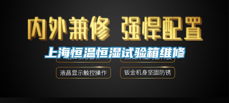 上海恒溫恒濕試驗(yàn)箱維修