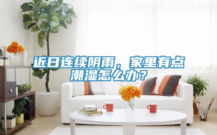 近日連續(xù)陰雨，家里有點(diǎn)潮濕怎么辦？