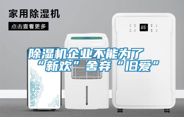 除濕機(jī)企業(yè)不能為了“新歡”舍棄“舊愛”