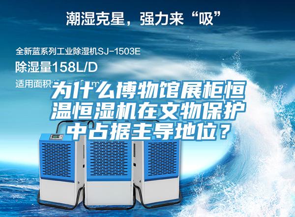 為什么博物館展柜恒溫恒濕機在文物保護中占據(jù)主導(dǎo)地位？