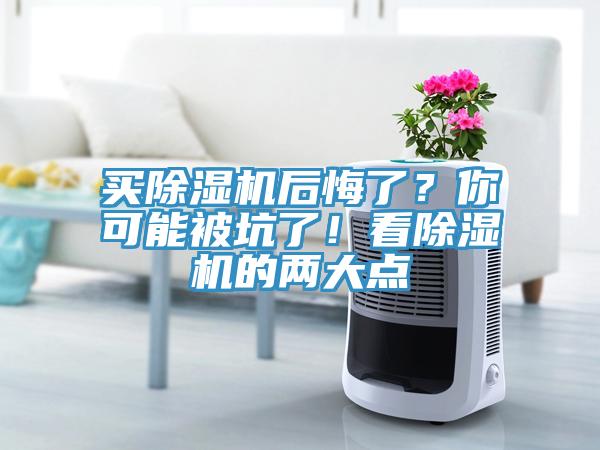 買除濕機(jī)后悔了？你可能被坑了！看除濕機(jī)的兩大點