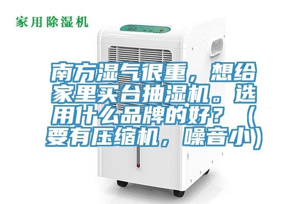 南方濕氣很重，想給家里買臺(tái)抽濕機(jī)。選用什么品牌的好？（要有壓縮機(jī)，噪音?。?/></p>
                            <p style=