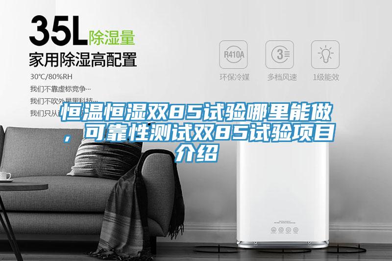 恒溫恒濕雙85試驗(yàn)?zāi)睦锬茏觯煽啃詼y(cè)試雙85試驗(yàn)項(xiàng)目介紹