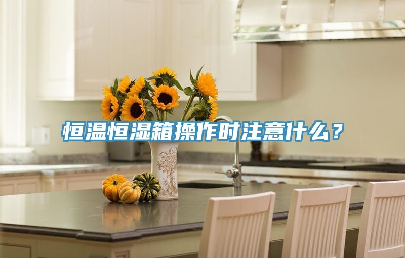 恒溫恒濕箱操作時(shí)注意什么？