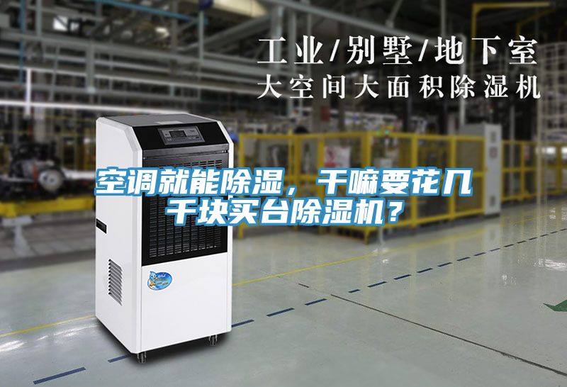 空調(diào)就能除濕，干嘛要花幾千塊買臺除濕機？