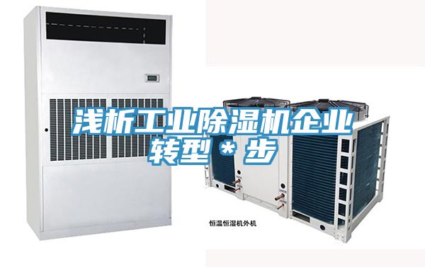 淺析工業(yè)除濕機(jī)企業(yè)轉(zhuǎn)型＊步