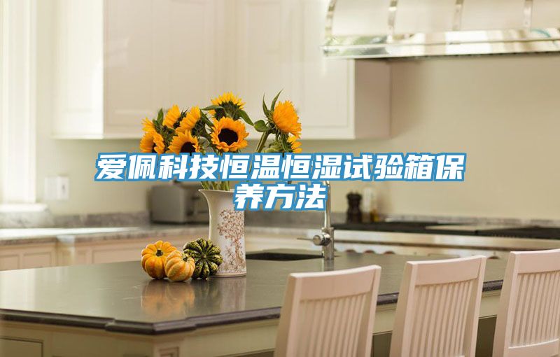 愛佩科技恒溫恒濕試驗(yàn)箱保養(yǎng)方法