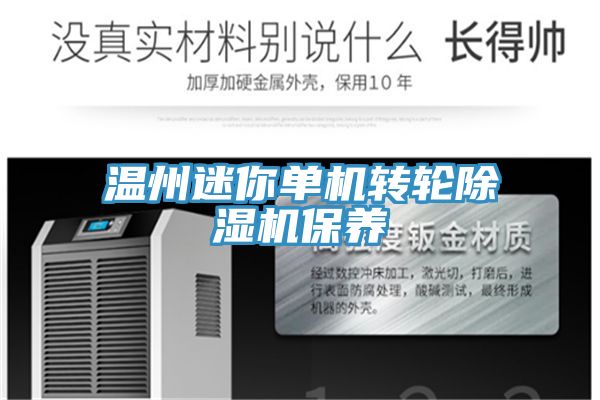 溫州迷你單機轉(zhuǎn)輪除濕機保養(yǎng)